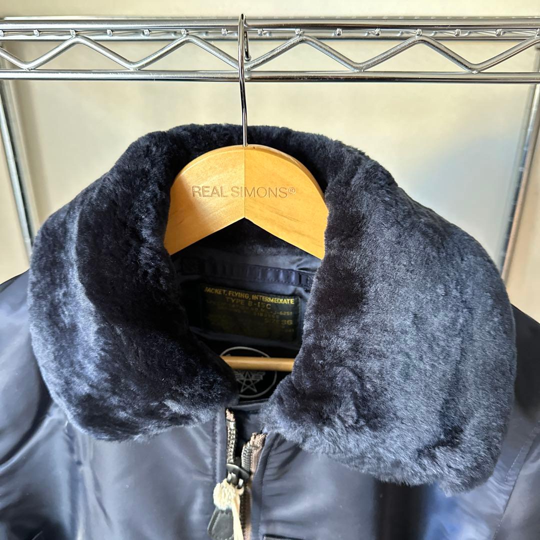 Sサイズ50s復刻ネイビー フライトジャケット TYPE B-15C青い - メルカリ