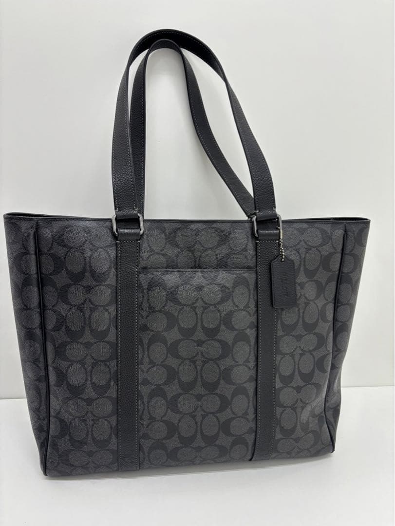 や*中様 Coach コーチ ハドソン ダブル ハンドル 定価約10万円 中古・古着通販】COACH (コーチ) ハドソン ダブル ハンドル トート