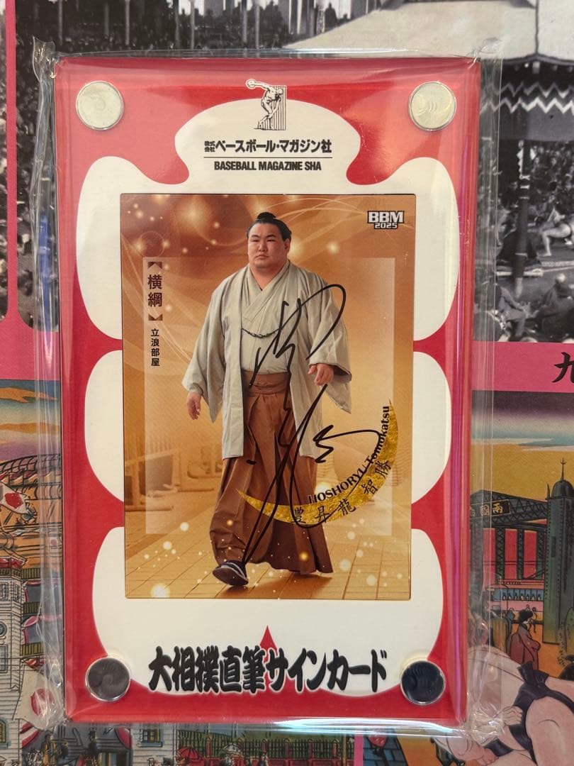 大相撲　豊昇龍　直筆サインカード 直筆サイン色紙 豊昇龍関 - メルカリ