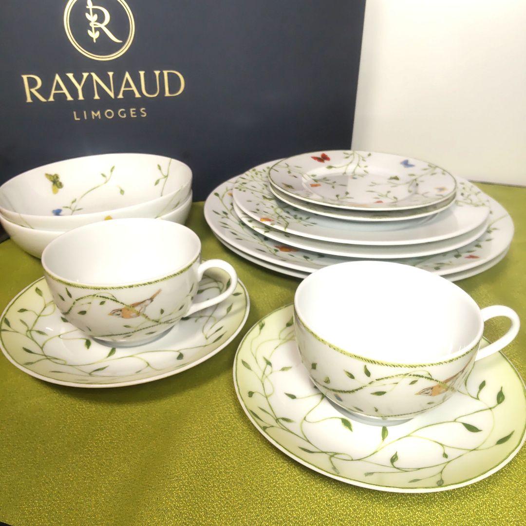 希少 廃盤 レイノー ヒストリー ナチュール 食器セット カップ&ソーサー 希少未使用箱付き レイノー ヒストリー ナチュール 食器セット カップ