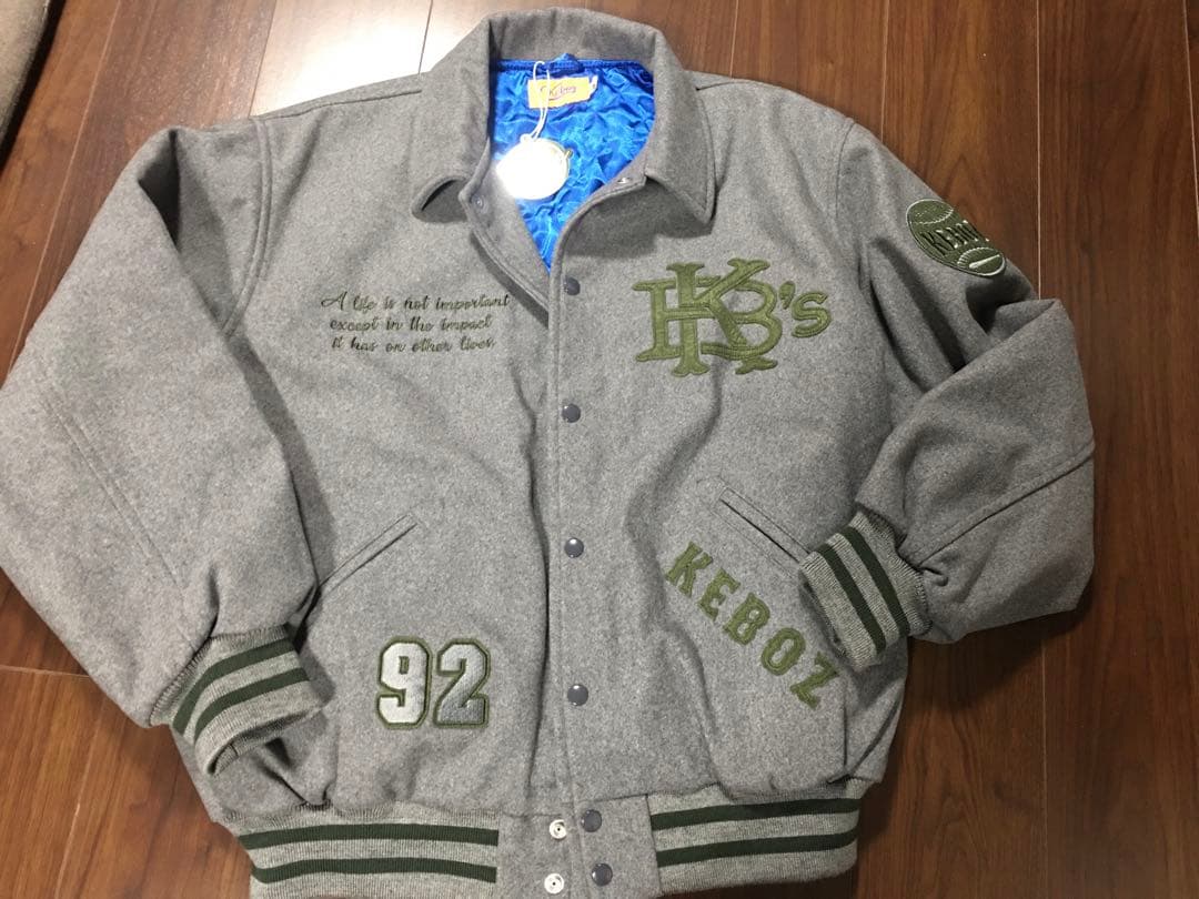 MELTON VARSITY JACKET ケボズジャケット新品未使用 KEBOZ（ケボズ）の「MELTON VARSITY JACKET（スタジャン）」 - WEAR
