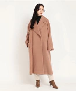 【新品】iCHIE strawberry-fields ビーバーコート イチエ ストロベリーフィールズ ICHIE STRAWBERRY-FIELDS ノーカラー