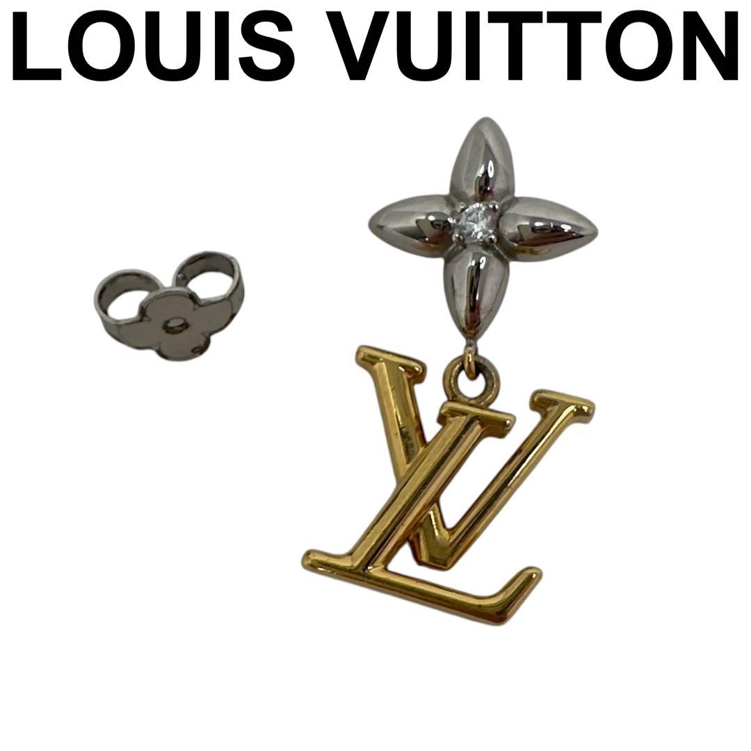 ルイヴィトン M01287 GP パンダント フラワー LVイニシャル ピアス すぐ届く国内発送【Louis Vuitton】ピアス パンダントLVフラワー