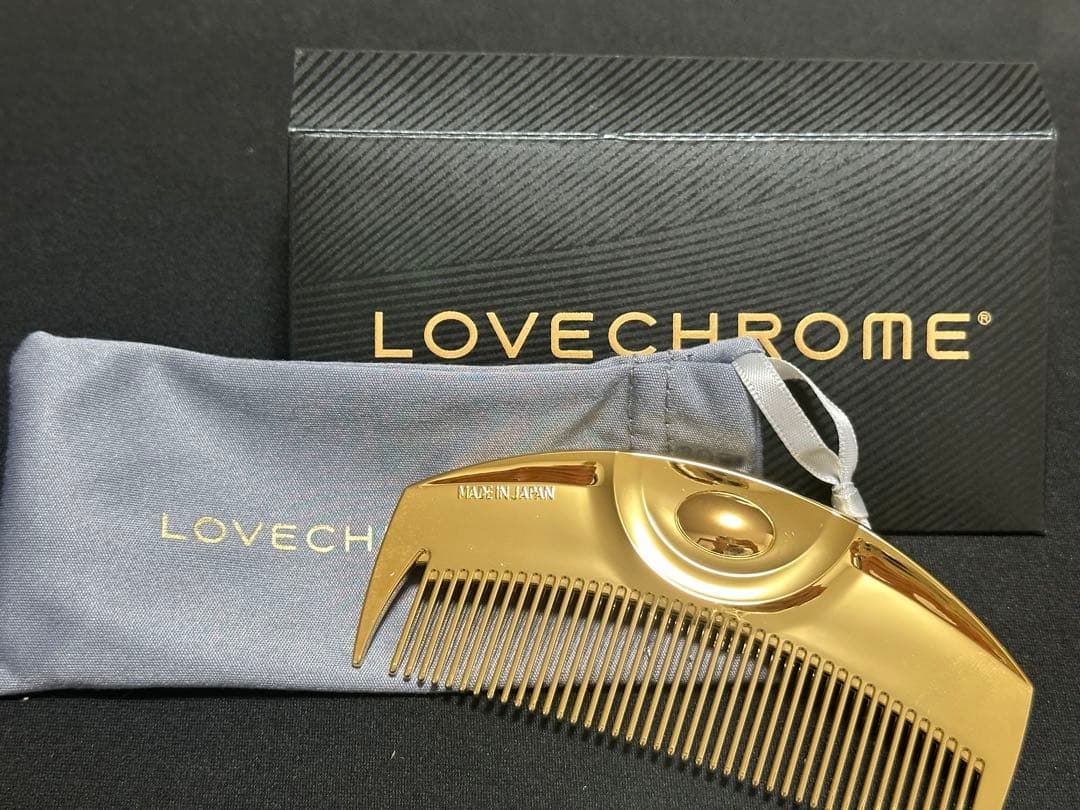 ラブクロム　ヘアコーム　くし　ゴールド　定価11880円 楽天市場】【公式】 ラブクロム ヘアコーム (R)K24GPテツキ ゴールド