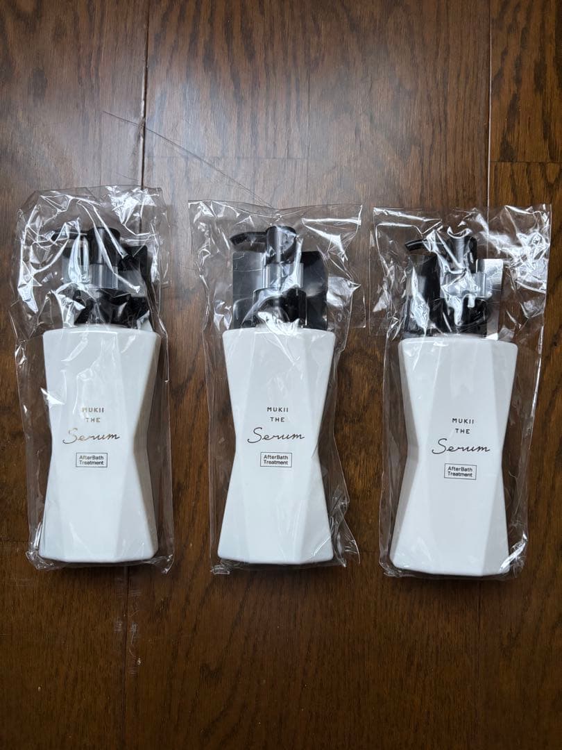 ミューキー　ザ セラム　3本セット 定期購入》MUKII THE serum shampoo＆treatment《serum シャンプー