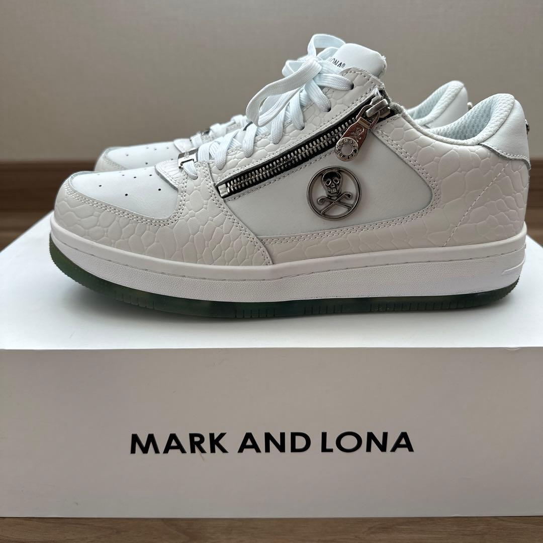 MARK&LONA MARK&LONA SIGNAL ホワイト MARK&LONA マークアンドロナ Ruler Green Sneaker | MEN スニーカー