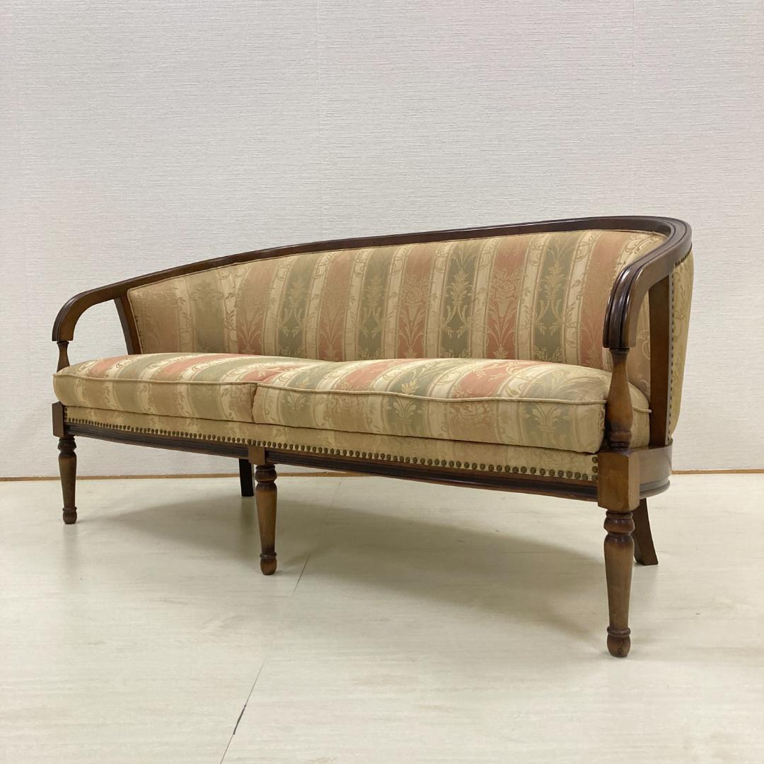 3人掛けソファ ベッドデニム生地 幅175cm