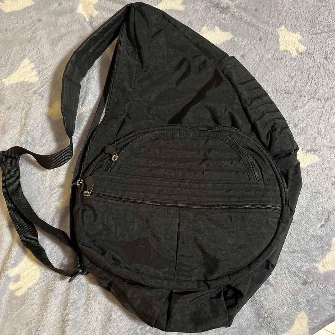 ヘルシーバックバッグ Healthy Back Bag ビッグバッグ　ブラック ヘルシーバックバッグ ビッグバッグ ブラック - 大容量20リットルの