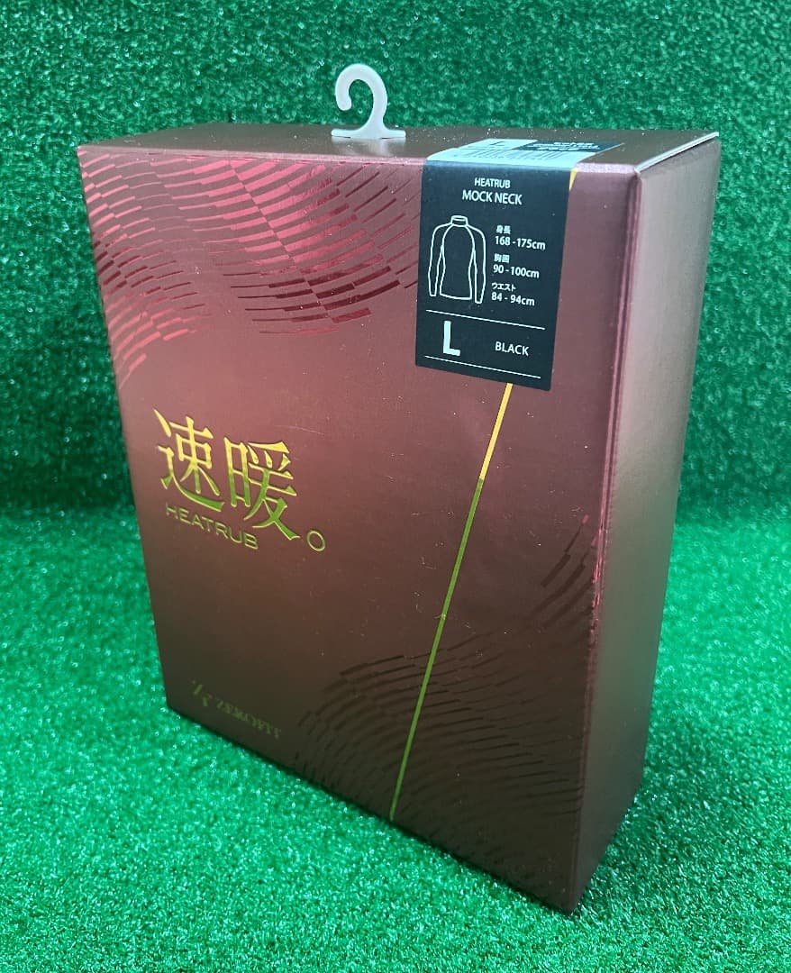 25モデル　ZEROFIT 速暖。HEATRUB モックネック L ブラック 楽天市場】＼楽天1位／「2025年最新モデル ヒートラブ」速暖 HEATRUB