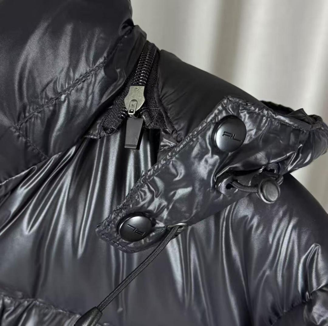 ポロラルフローレン 光沢ブラックダウンジャケット S - メルカリ