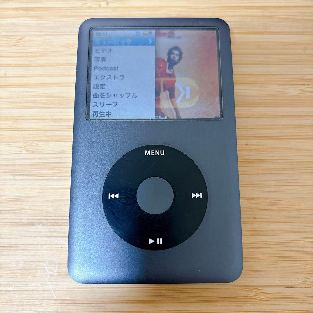 iPod classic アイポッドクラシック (120GB) ブラック APPLE iPod classic 120GB - メルカリ