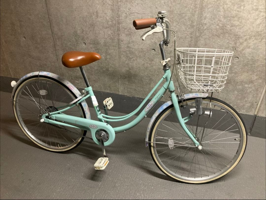 美品 ブリヂストン　24インチ　子供用自転車 ミントグリーン （東京23区） リリーベル | ［子ども用自転車］ジュニア向け自転車 | 自転車