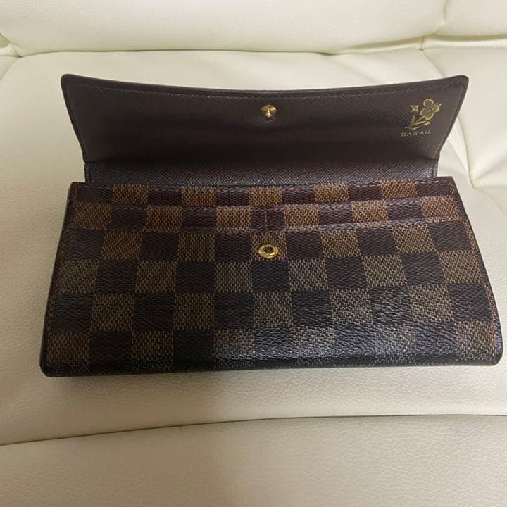 ルイヴィトン ダミエ 長財布 ハワイ限定刻印 箱付き - メルカリ