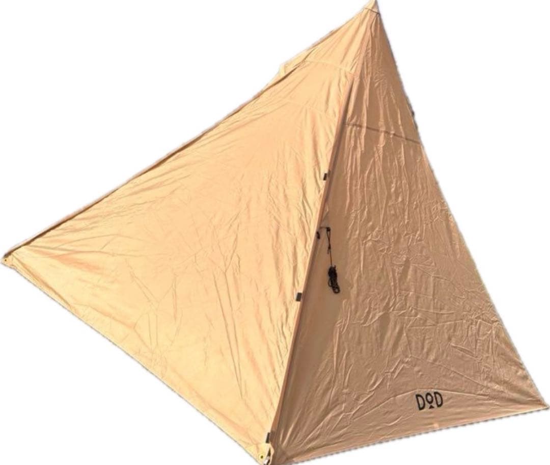 DOD ライダーズ　ワンポールテント　キャンプ DOD ライダーズワンポールテントのレビュー！コンパクト収納でも室内