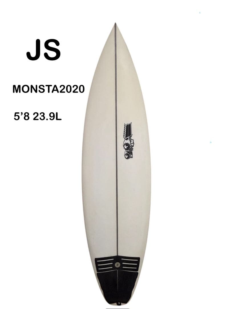 【美品】JSサーフボード Monsta 2020 5’8 23.9L