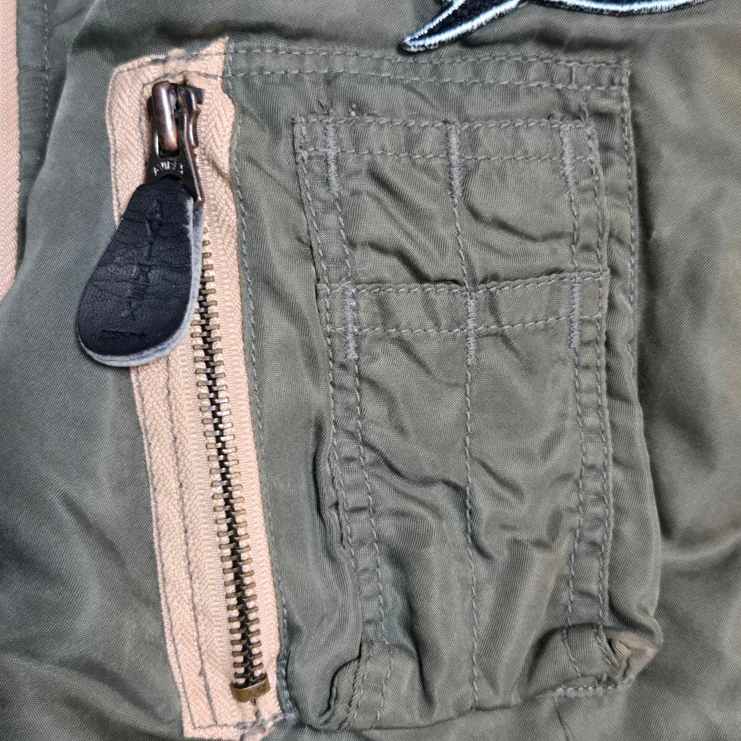 希少 アヴィレックス MA-1 M カーキ ディズニー ドナルド 6162043