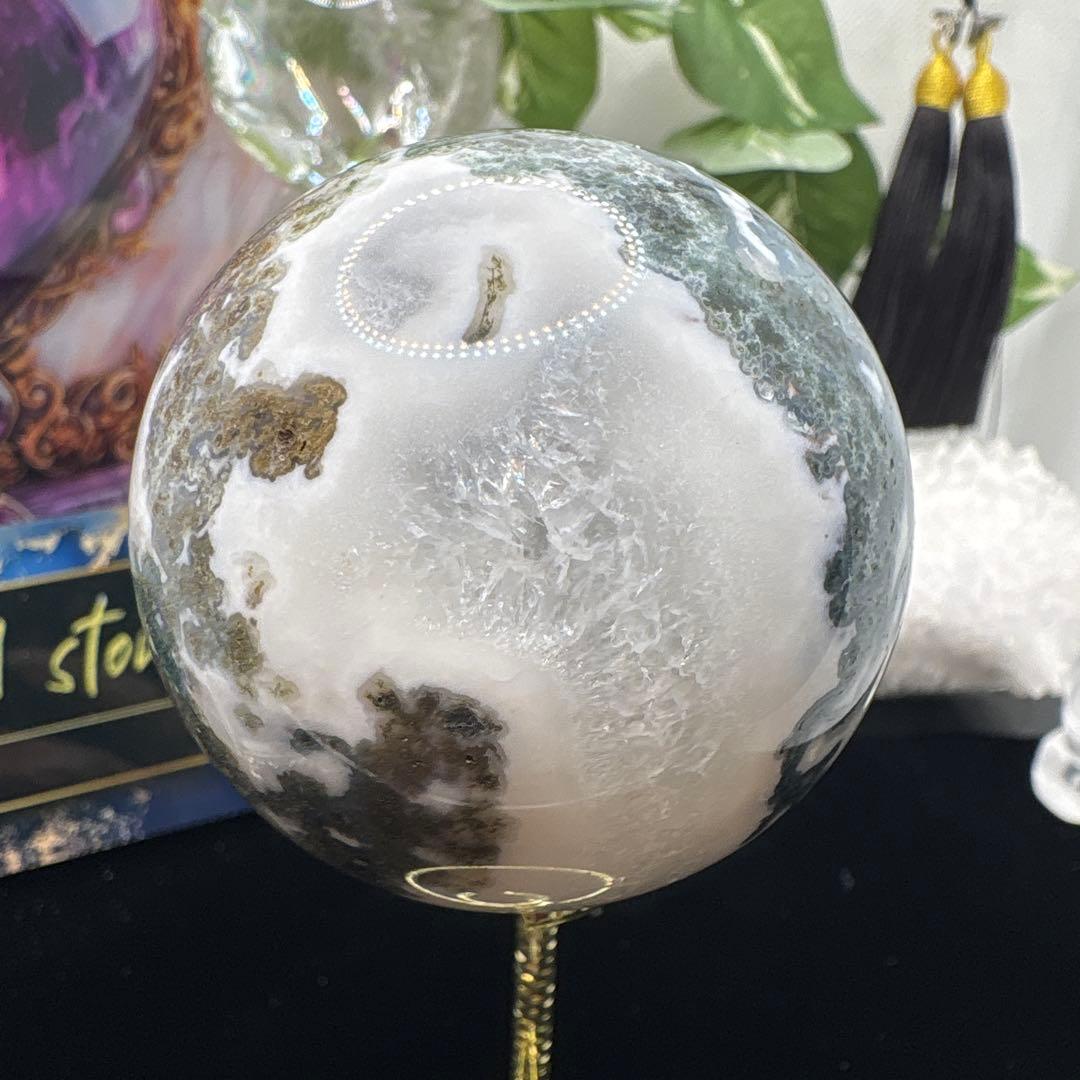 モスアゲートスフィアNo.887 モスアゲートスフィアNo.887 モスアゲートスフィアNo.887 モスアゲート