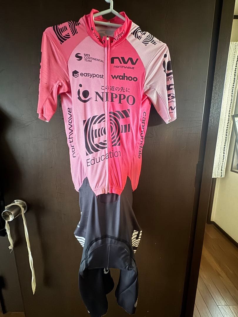 選手支給品 EF Nippo Dev ロードスーツ EFエデュケーション・NIPPO ロードバイクウェア ツーリングバイク夏用