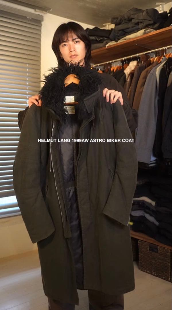 HELMUT LANG Archive Astro Biker Coat - メルカリ