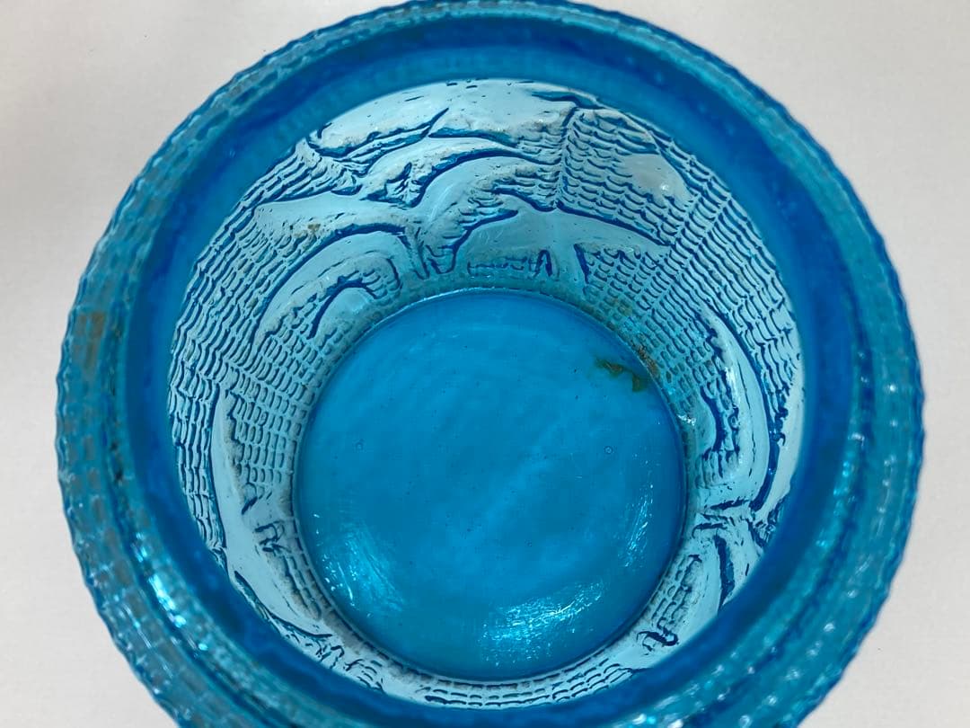 当時もの あめや瓶 薔薇模様 ガラス瓶 昭和初期 当時もの あめや瓶 薔薇