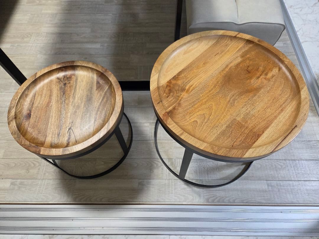 LIFE FURNITURE 　 ライフファニチャー　テーブル　S／L セット LIFE FURNITURE DE OAK TABLE S / ライフファニチャー DE オーク