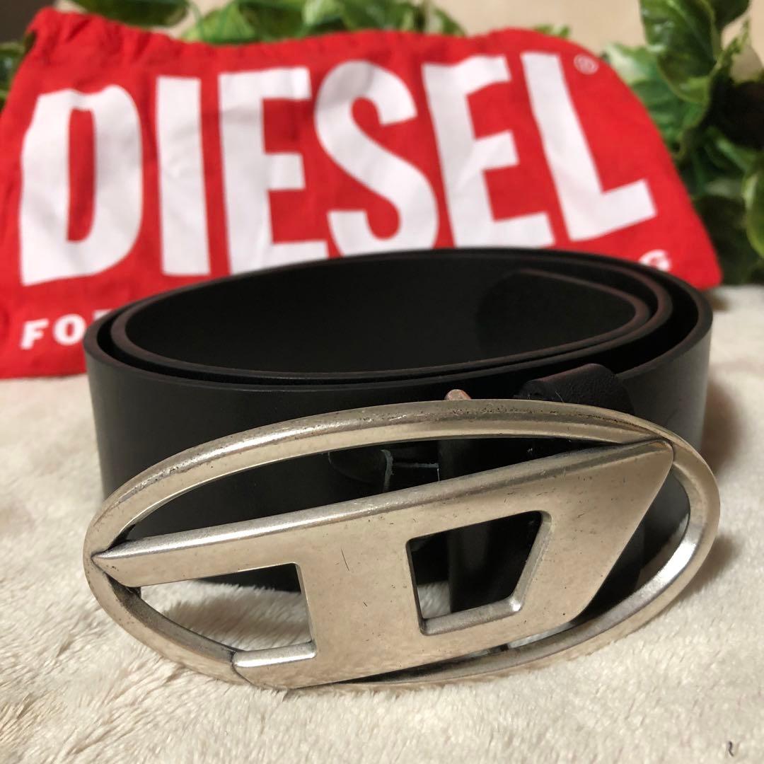 美品　DIESEL ディーゼル　ブラックベルト オーバルバックル　レザー　黒 楽天市場】DIESEL ディーゼル メンズ レザー ベルト X08881 B-STAR2