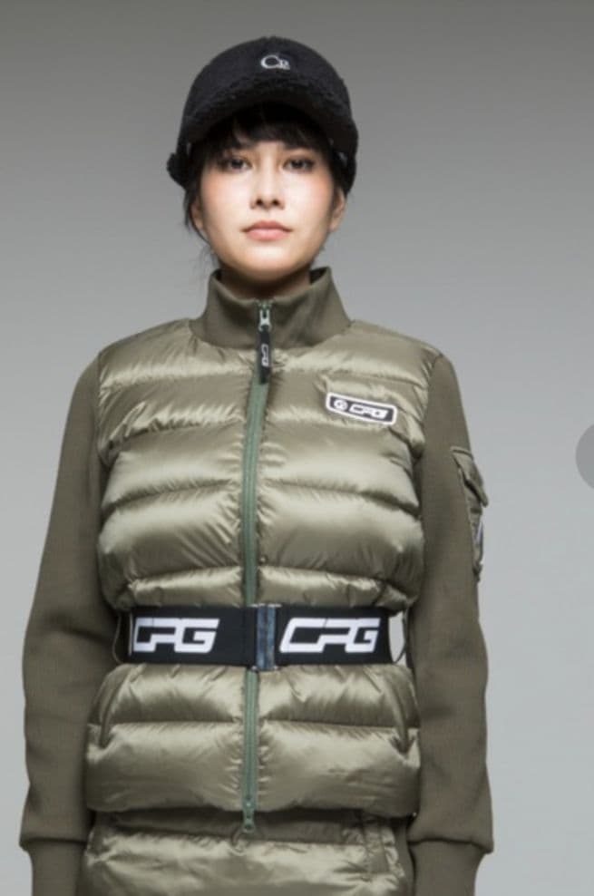 ★新品★CPG　GOLF　スリーブニットダウンジャケット　サイズ1 CPG GOLF（シーピージーゴルフ）の「スリーブニットダウンジャケット