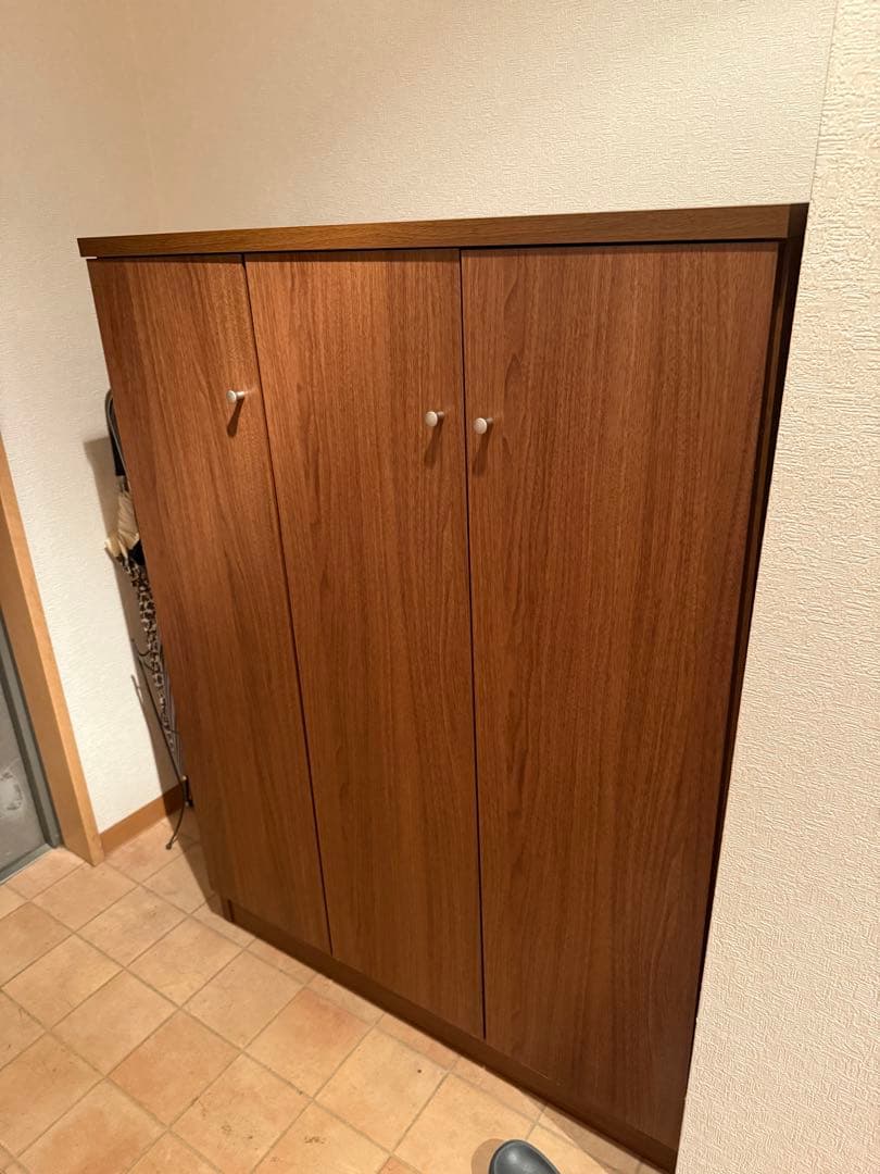 ブラウン シューズラック 5段棚付き シューズラック 5段 幅85cm 玄関収納 おしゃれ ぼん家具 SBX100800