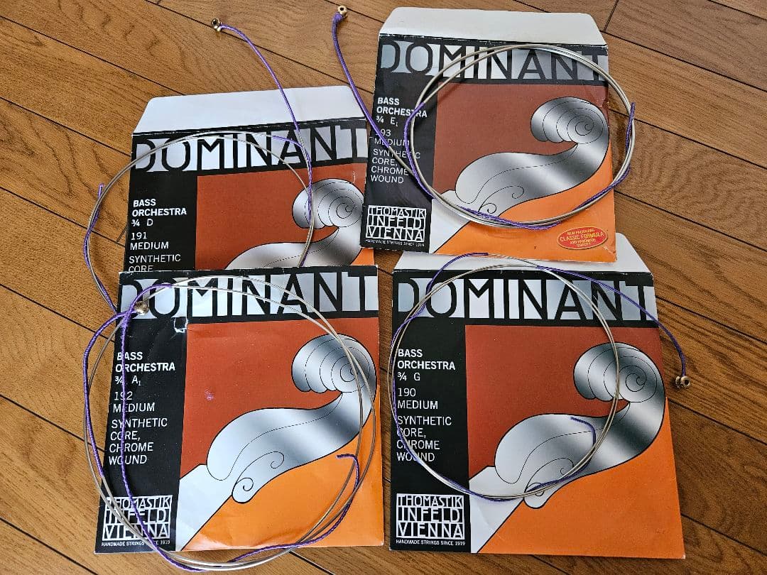 コントラバス 弦 ドミナント 4弦セット コントラバス 弦 ドミナント 4弦セット コントラバス 弦 ドミナント 4