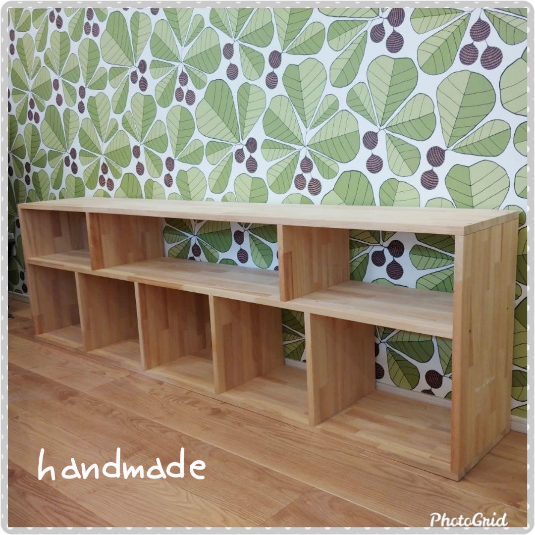 Kan　おもちゃ棚　木製棚　✨　木製ハンドメイド　絵本棚　モンテッソーリ おもちゃ棚 ✨ 絵本棚 木製棚 モンテッソーリ ウッドシェルフ