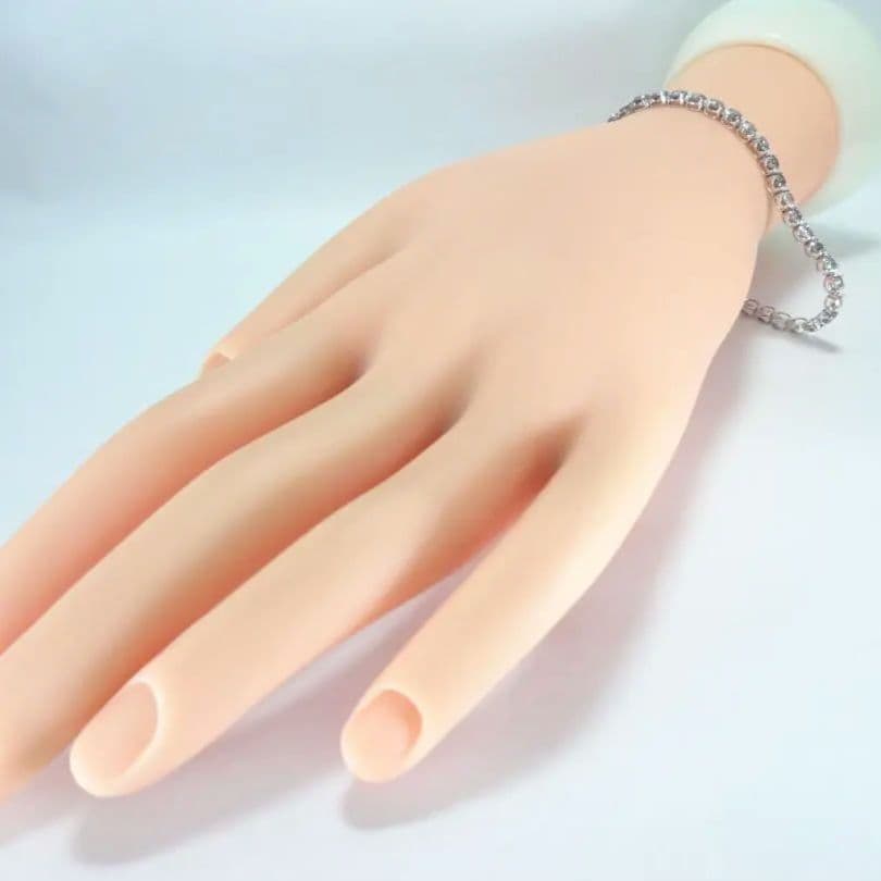 【Kako♡様】5.00ct　ダイヤモンド　テニスブレスレット　K18WG