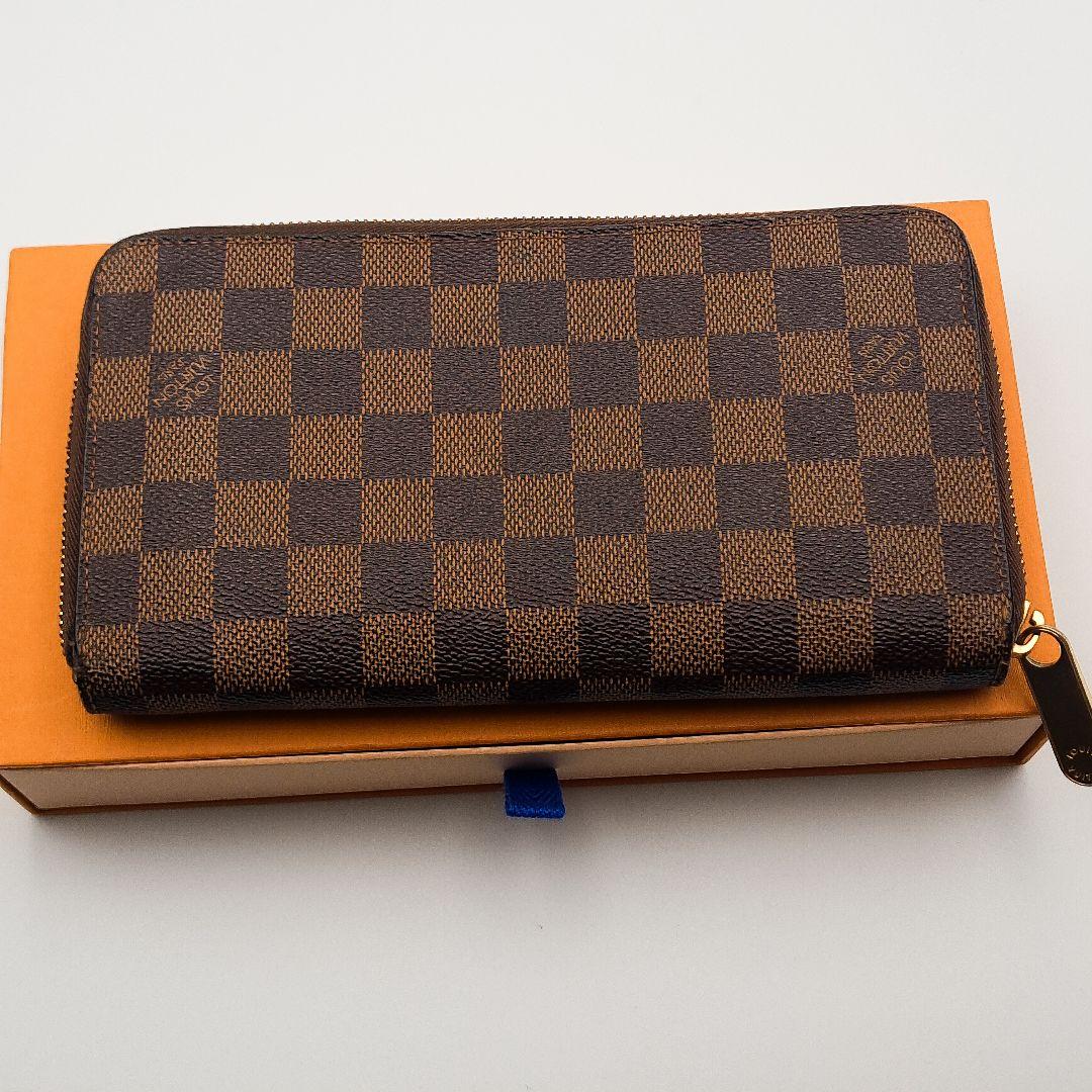 ✨最高級美品✨ダミエ オーガナイザー 長財布 エベヌ ルイヴィトン【最