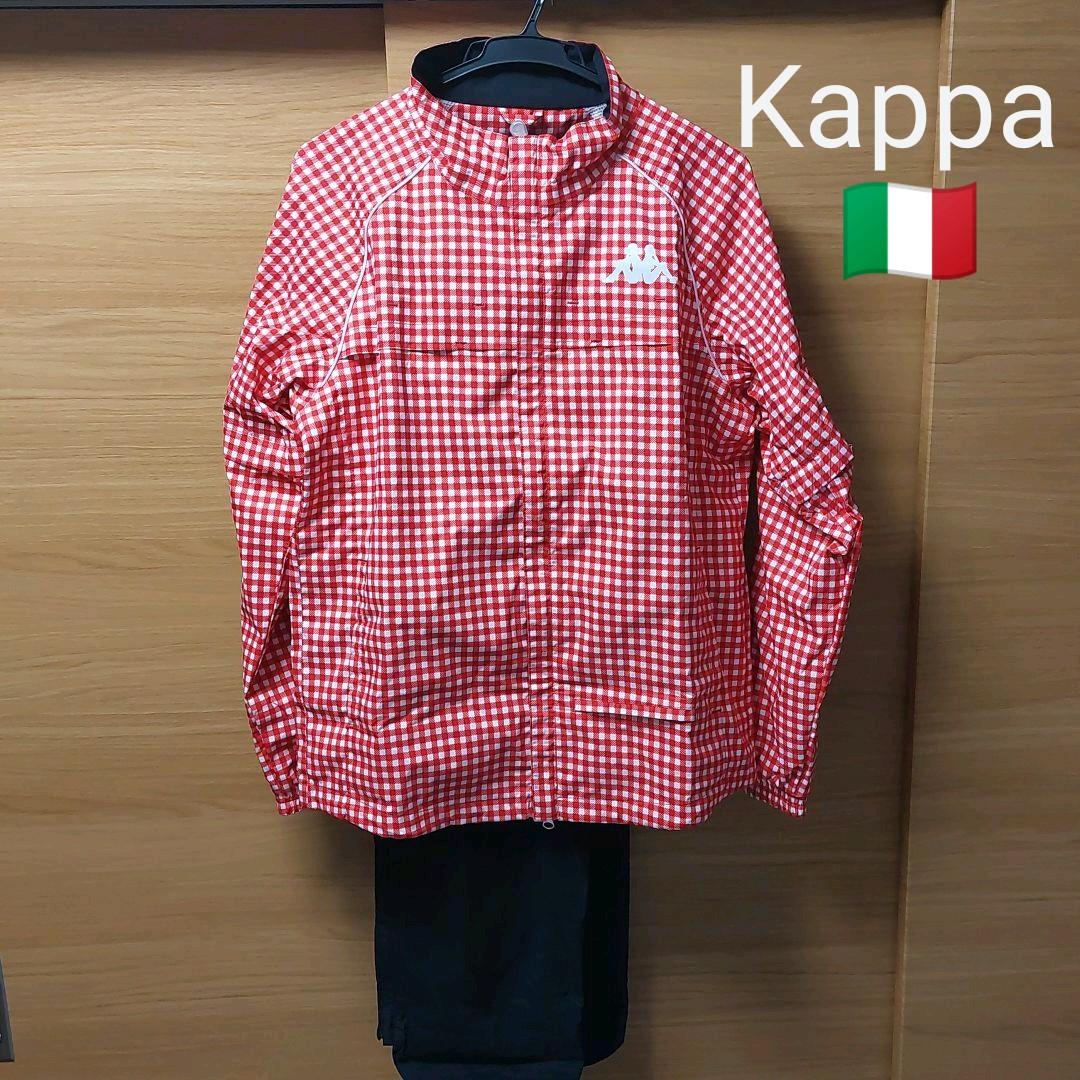 【Kappa】ゴルフレインウェア(上下セット) レインウェア 上下セット ゴルフ 回転フード レインコート 自転車 防水
