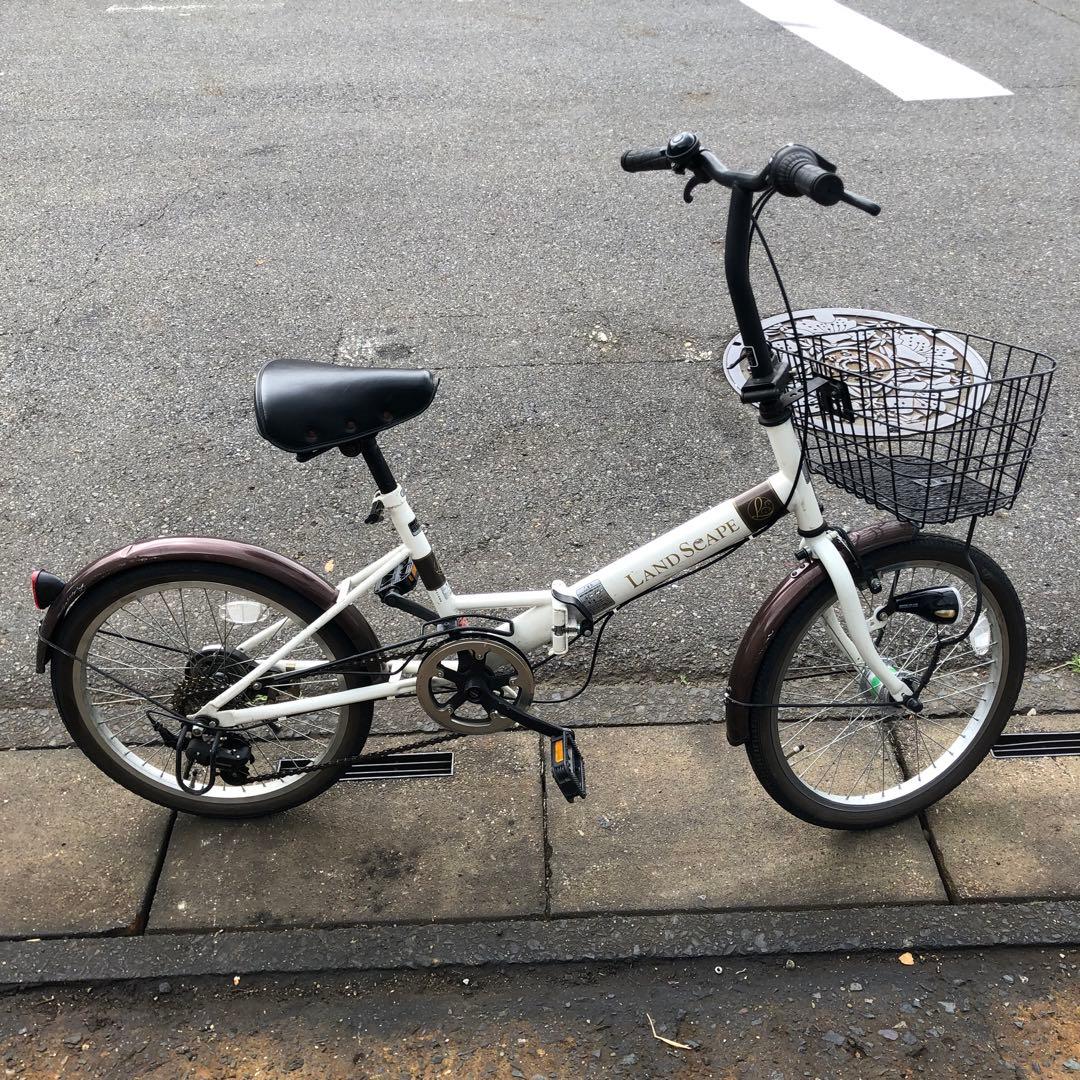 [541]送料無料 武田 折りたたみ自転車 ランドスケープ 23 折り畳み車 ウィラード 20型 6段 マットブルー | ジョイフル