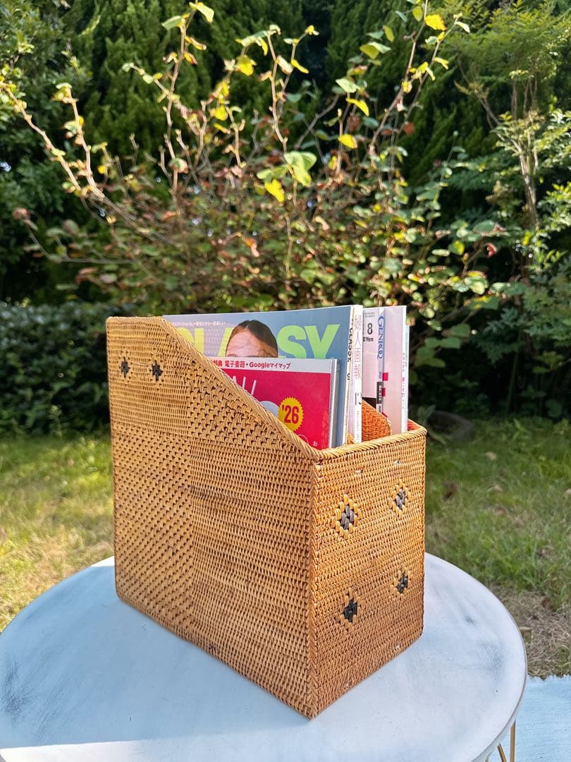 【新品】アタ ブック ファイル スタンド 本立て アタ雑貨 バリ島 アタ小物 楽天市場】アタ ファイルスタンド 【バリ島 直輸入 ハンドメイド