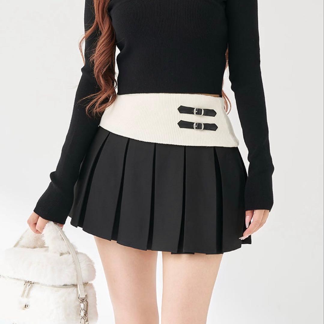 Darich ダーリッチ DARICH ニットセットアップ ブラック スカート ダーリッチ DARICHニットセットアップ スカートのみ ブラック FREE