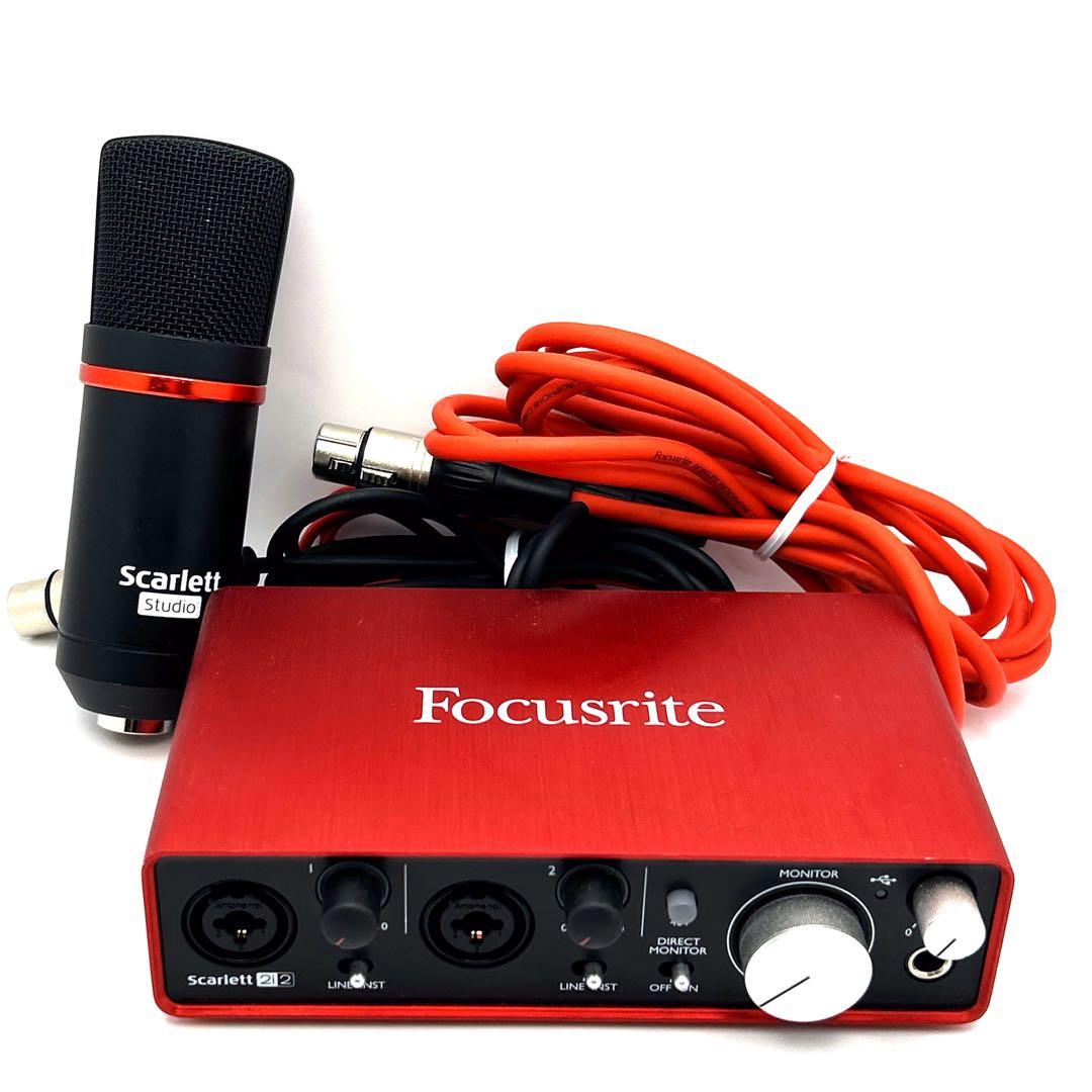 Focusrite Scarlett 2i2 オーディオインターフェイス　美品 Amazon.co.jp: Focusrite Scarlett 2i2 2x2 USBオーディオ