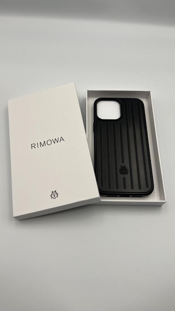 RIMOWA iPhone 13 Pro Max ケース カバー 黒 ブラック Rimowa Iphone Case Aluminum For 13 ProMAX Black⭐️U.S SELLER