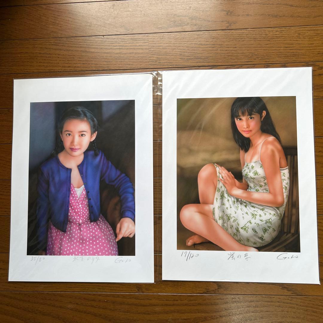 石川吾郎　美人画28点セット売り　作者本人の自筆サイン・エディションナンバー入り