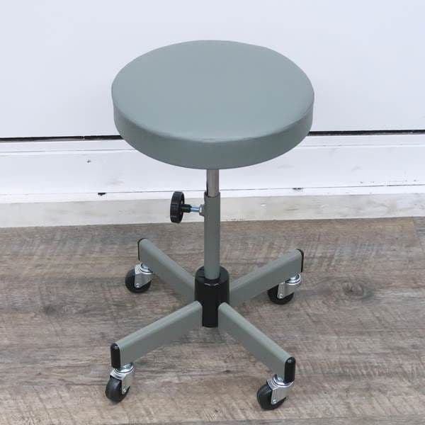 【未使用】作業 イス スツール 椅子 回転 丸椅子 病院 介護 レトロ 法人限定 回転椅子 PVC スツール メディカルチェア 作業用チェア