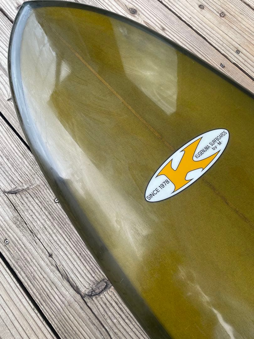 Kugenuma surfboards 6'4 フィッシュツイン ミッドレングス - メルカリ