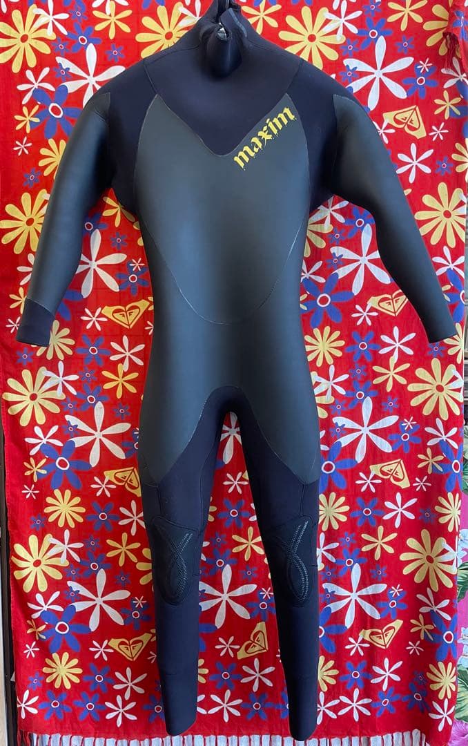 maxim フルスーツ 3/3mm ネックインシステム M~ML サイズ メンズウェットスーツ 3mmALL ビーウェット フルスーツ オーシャン