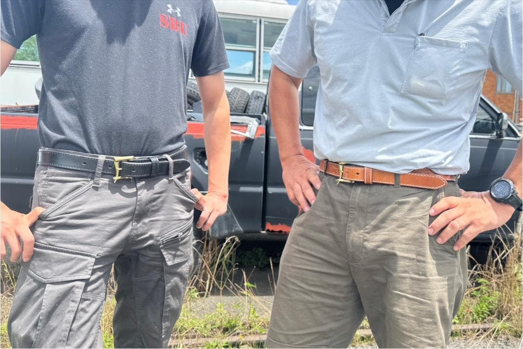 新品 SHIELD QDLB《Quick draw leather belt》