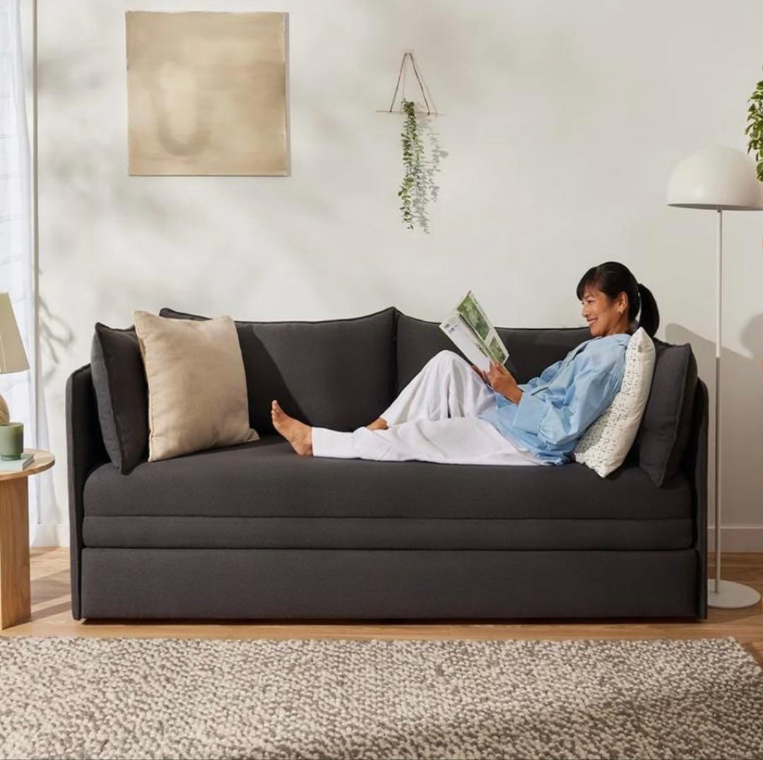 コアラソファーベッド BOXY ダークグレー 3人掛け Koala BOXY ソファーベッド 3人掛け（ダブル） Koala / コアラ