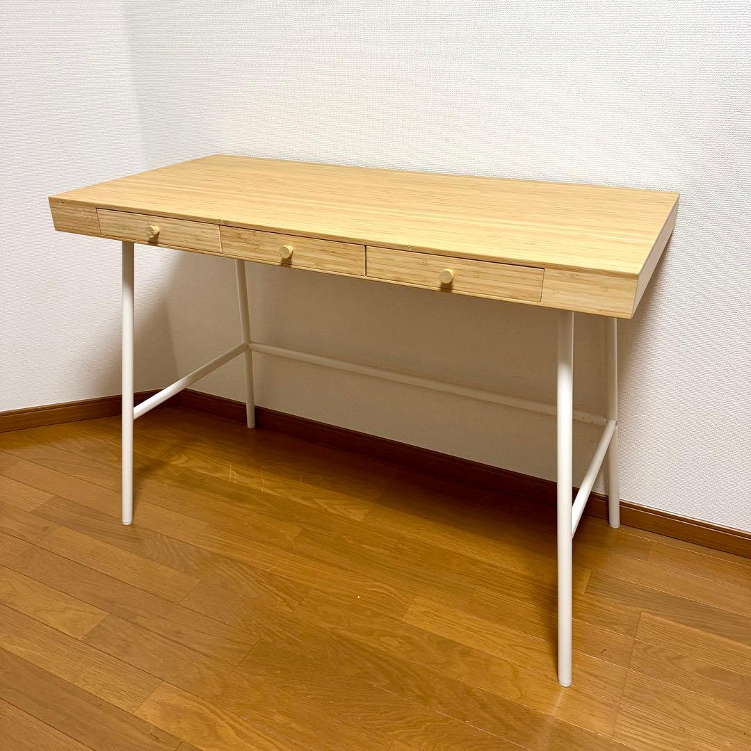 【まー 】IKEA LILLÅSEN リルオーセン デスク LILLÅSEN リルオーセン デスク, 竹, 102x49 cm - IKEA