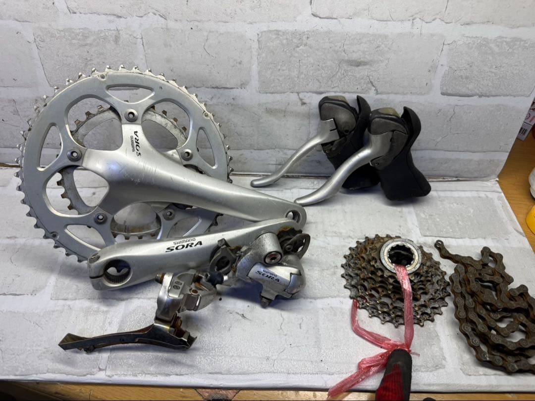 シマノソラ　3400 グループセット SHIMANO 「シマノ」 SORA FC-3400 50-34T 170mm クランクセット / 川崎