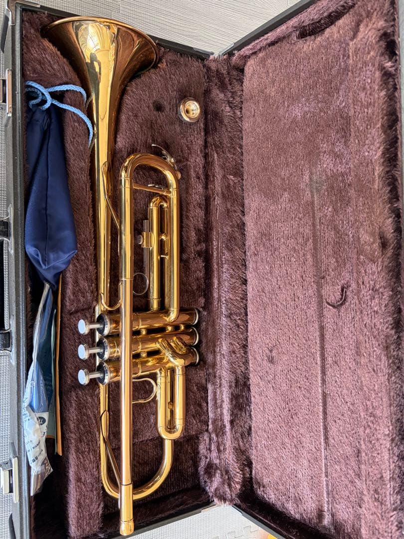 Yamaha ゴールドトランペット ケース付き YAMAHA ヤマハ YTR-8335G トランペット 正規品 Xeno ゼノ ゴールド