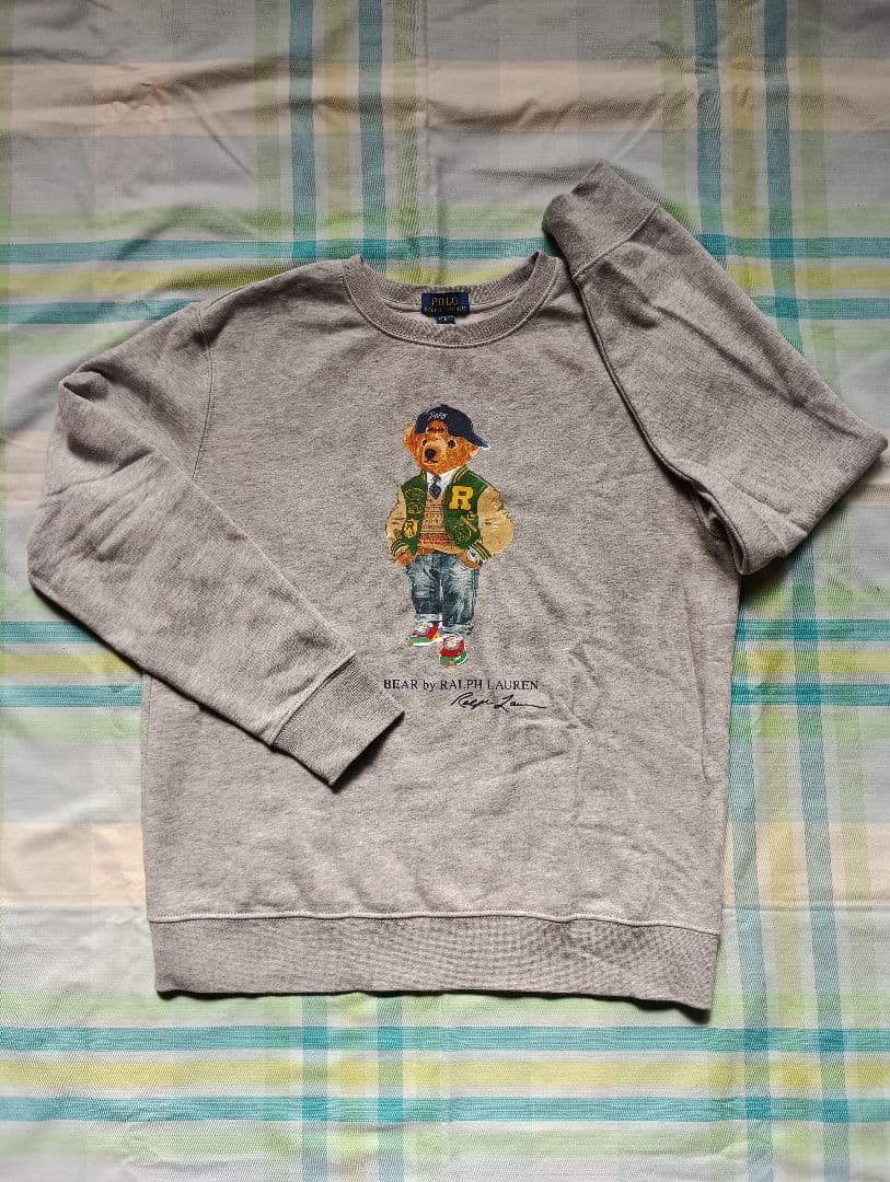 ラルフローレン　裏起毛トレーナー　ポロベア　160㎝相当　チルドレン　グレー POLO RALPH LAUREN（ポロ・ラルフローレン） ポロ ラルフローレン