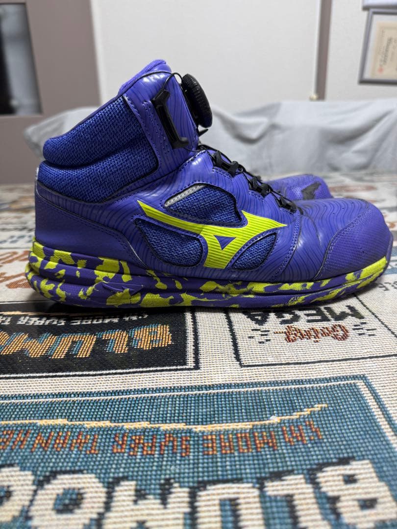 ⭐️大特価⭐️ミズノ安全靴 パープル・イエロー２７㎝　中古品　送料込 楽天市場】ミズノ 安全靴の通販