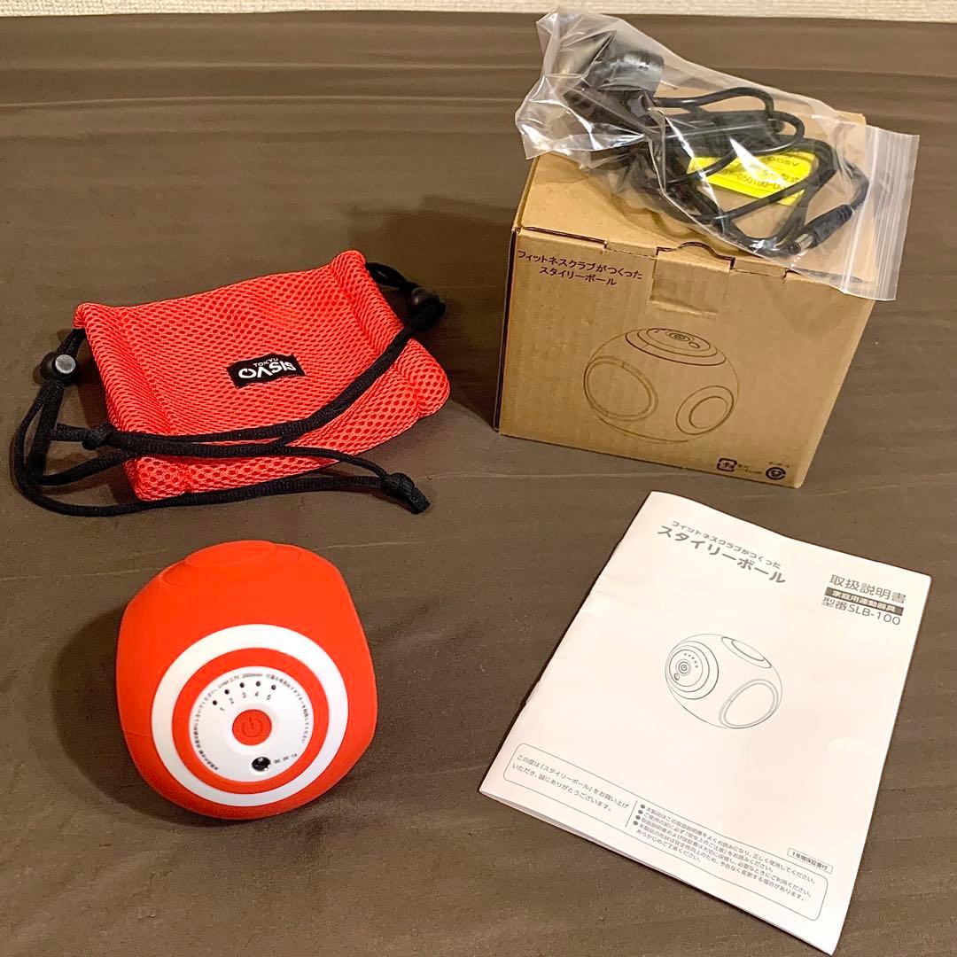 【保証期間内】東急スポーツオアシス　スタイリーボール　レッド【未使用品】 withdom-japan_4562234807115